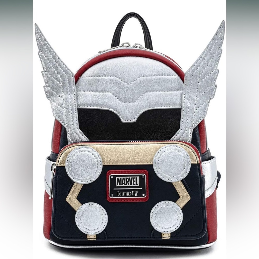 Loungefly Marvel Thor Classic Cosplay Womens Double Strap Shoulder Bag Purse